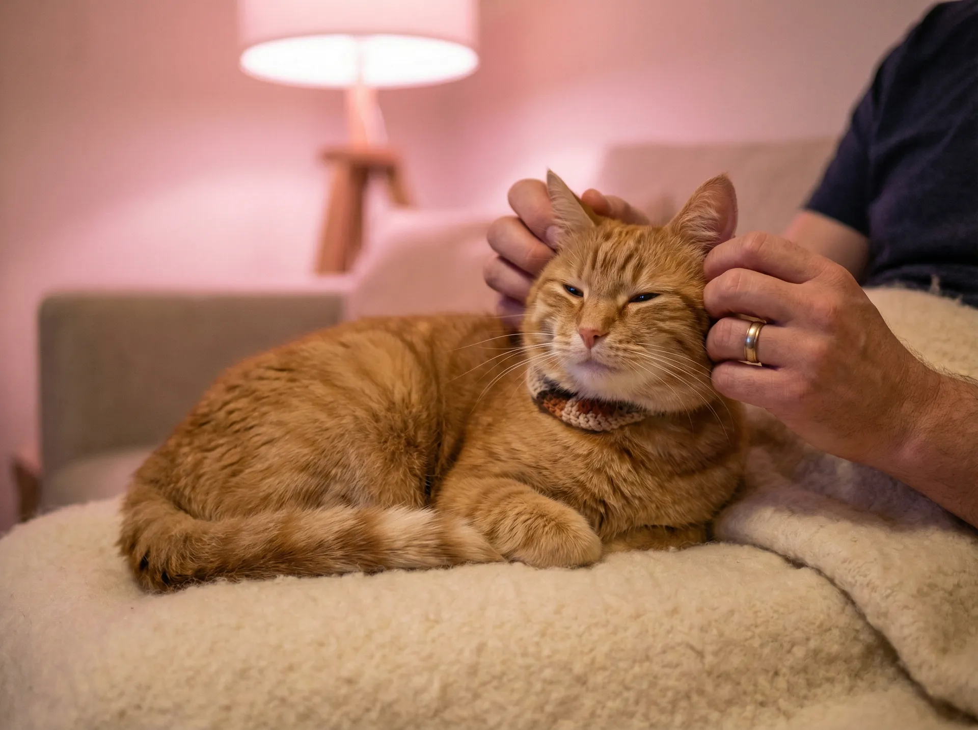 猫咪被温柔抚摸的幸福时刻 - 手机驾考宝典